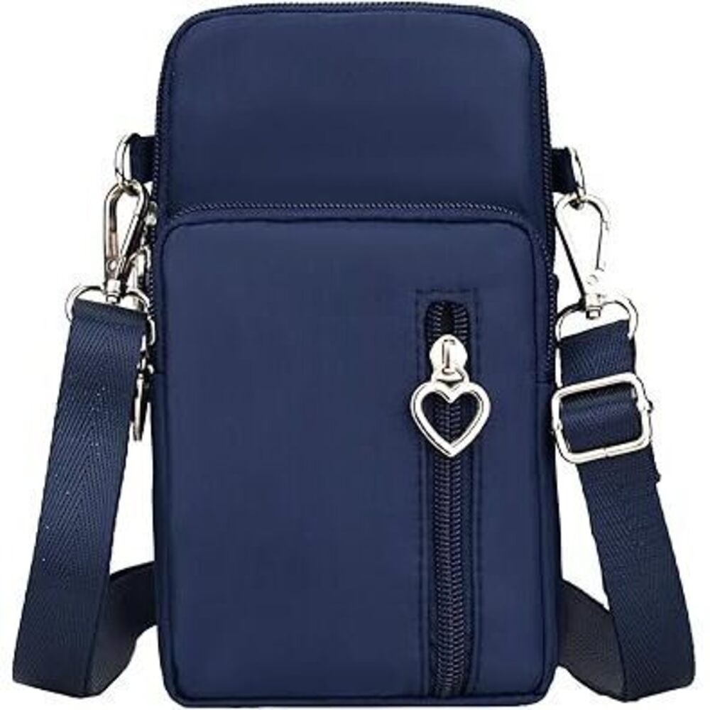 Crossbody Wallet Phone Bag For Women, Nylon Small Crossbody Shoulder Bag Arm